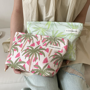 Trousse De Maquillage Pour Femme, Design Original, Série Coconut Tree Resort, 1 Pièce h5 Image4