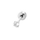 Zircon simple de 2 mm 
