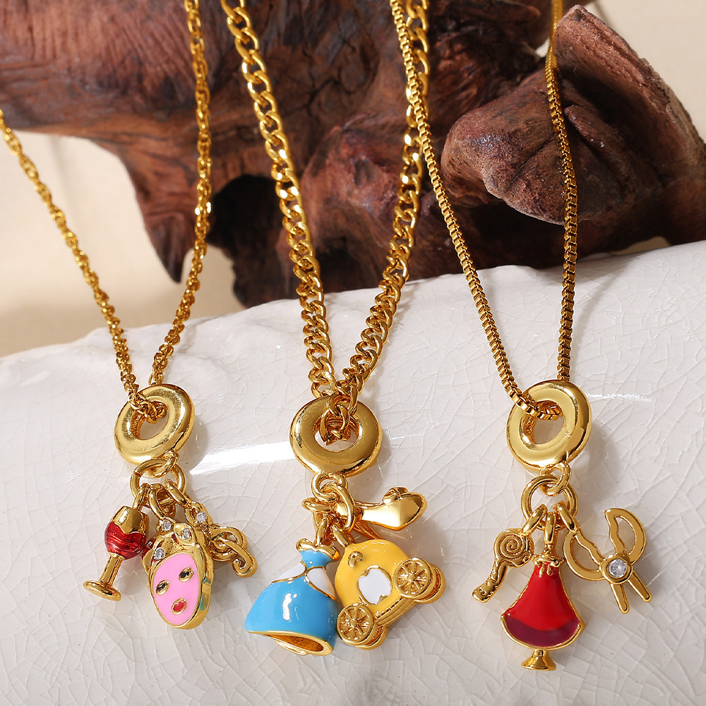 Collier Pendentif Diy Étanche En Acier Inoxydable (1 Pièce) Image2