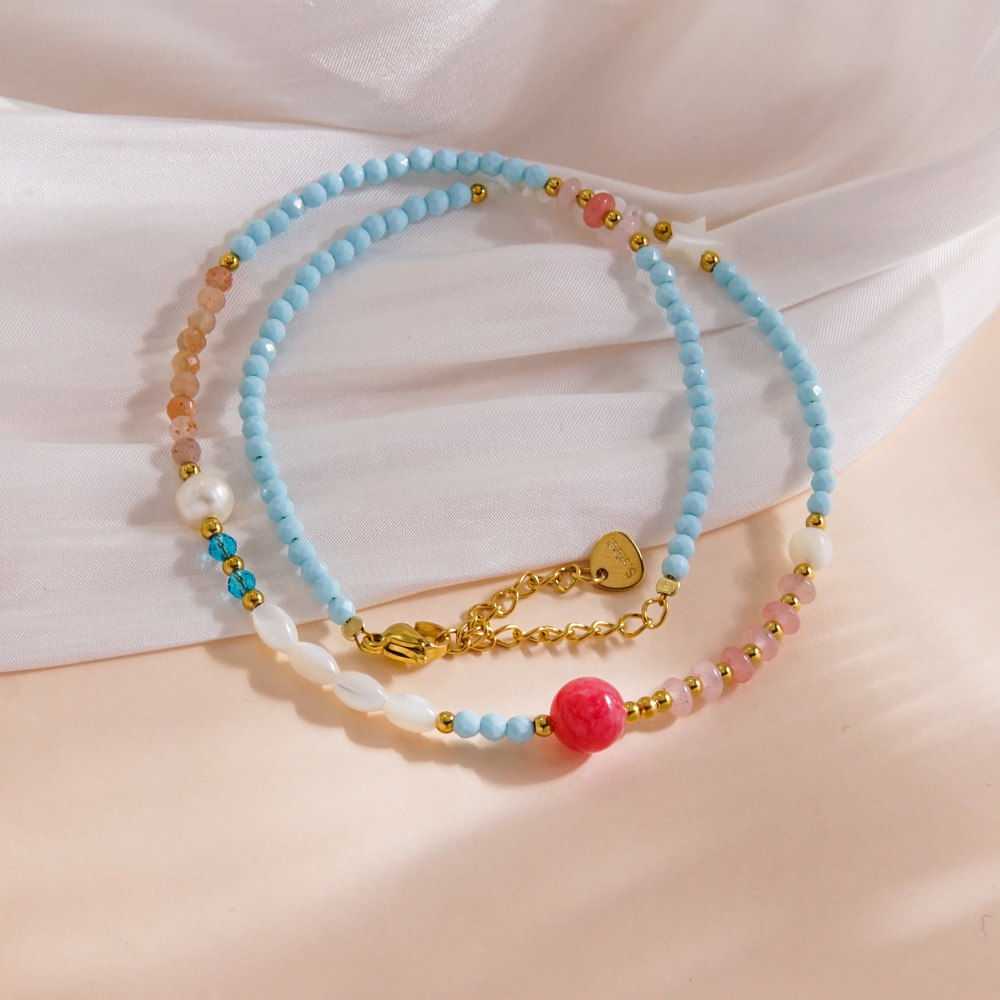 Collier De Perles Léger, Luxueux Et Élégant Pour Femme Image4