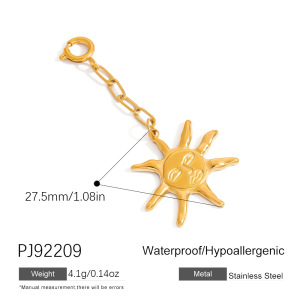 Pendentifs De Bikini Pour Femmes, En Acier Inoxydable Étanche, Couleur Or, Série Conch, Idéal Pour La Plage h5 Image2