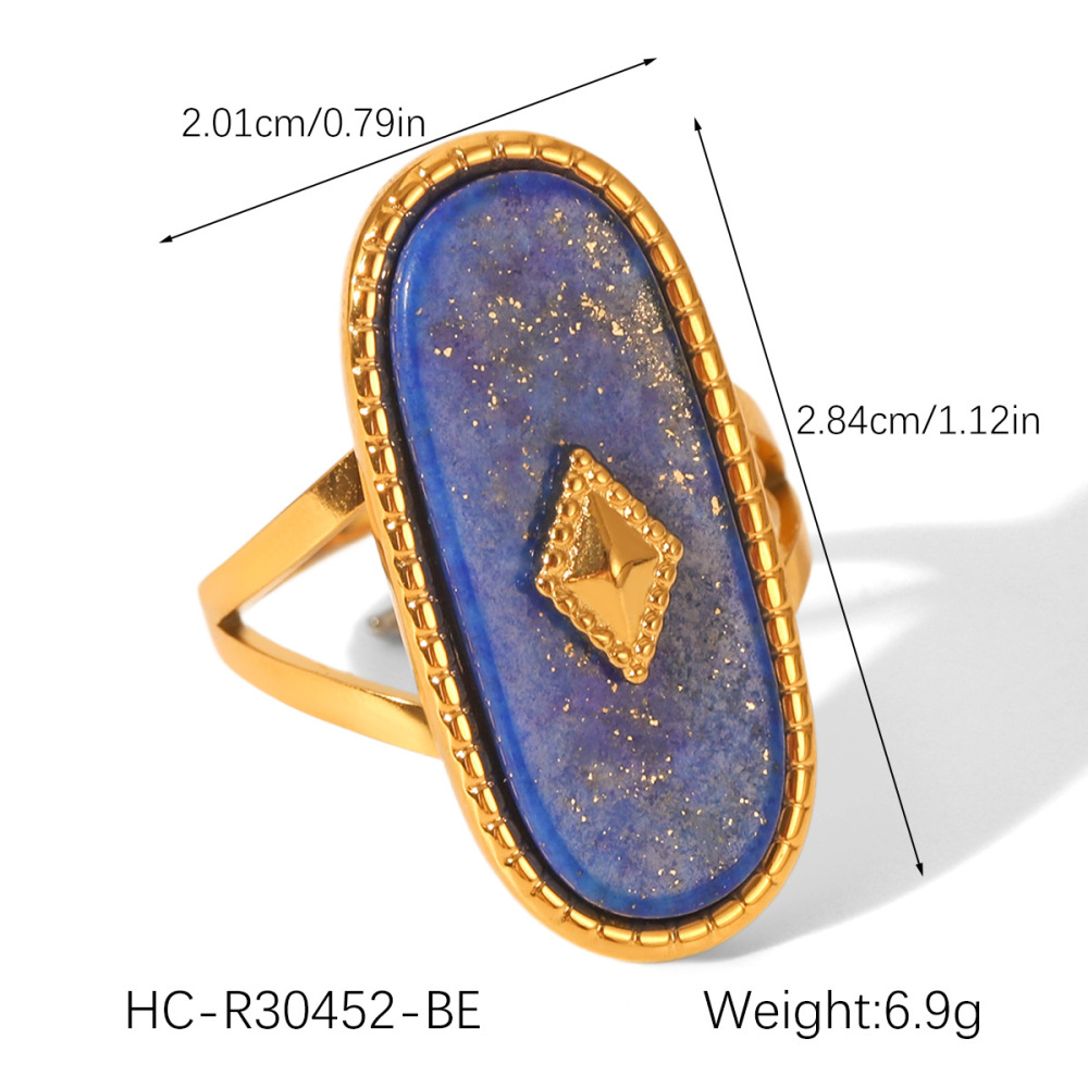 Bague Simple En Acier Inoxydable Imperméable, Forme Irrégulière, Style Quotidien, 1 Pièce. Image2