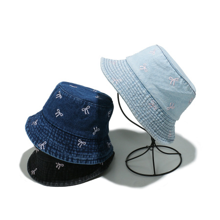 1 pièce Simple Series Cute Bow Knot Cotton Women's Hats