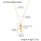 Collier pendentif poisson rose  42+5 cm Image4