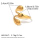 Couleur or/Taille unique/Style de bague 3 Image3