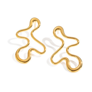 1 Paire De Boucles D'Oreilles Puces Décontractées En Acier Inoxydable Imperméable Pour Femme h5 Image5