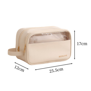 1 Paire De Trousses De Maquillage Pour Femme Simple Series Simple Letter h5 Image3
