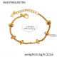 E667-Bracelet de perles dorées 15+4cm Image11