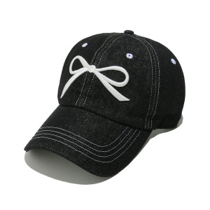 Chapeaux Pour Femmes En Coton Avec Nœud Papillon Décontracté, Série Simple, 1 Pièce h5