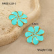 Boucles d'oreilles bleues Image3