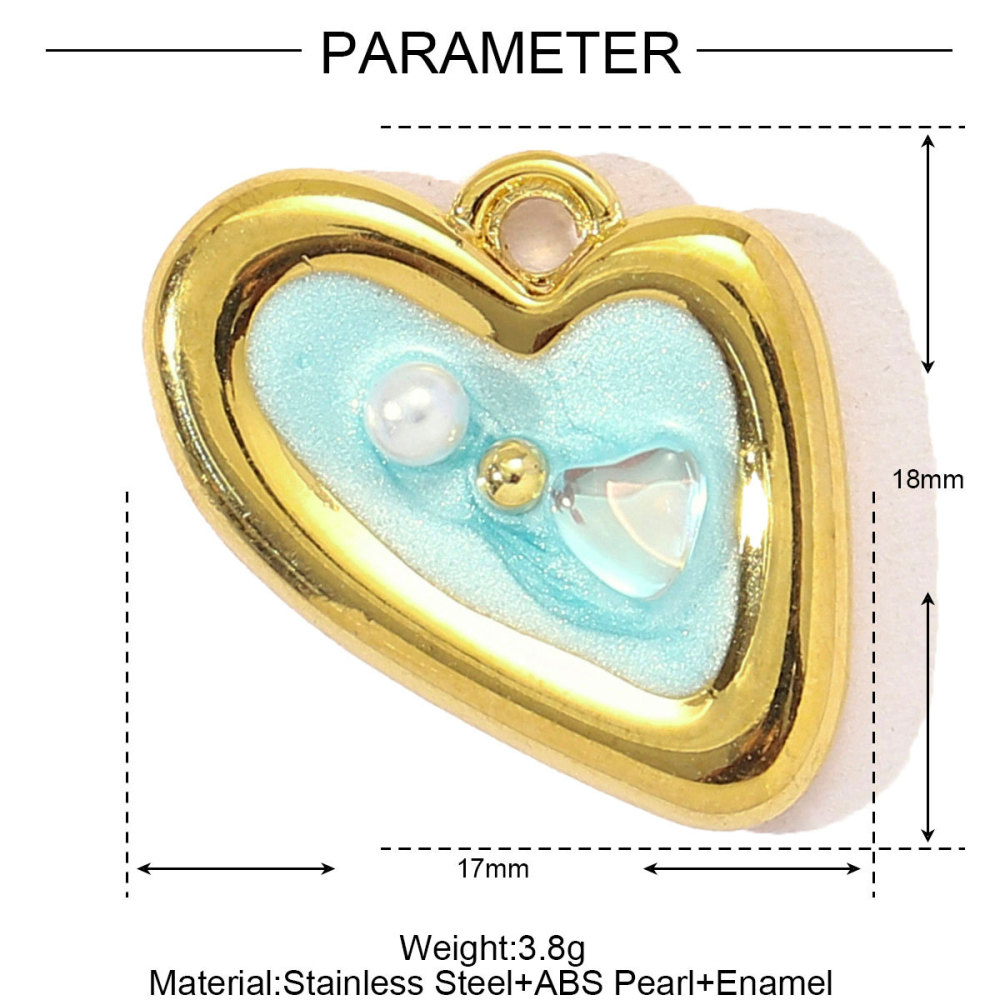 Pendentif Papillon Classique Pour Femme, En Acier Inoxydable Étanche, Couleur Or (1 Pièce) Image2
