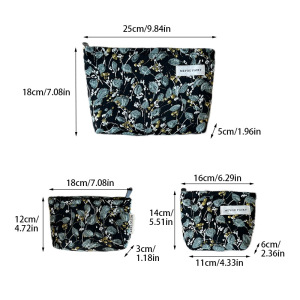 Trousse De Maquillage Élégante En Polyester Pour Femme, Série Romantique, 1 Pièce h5 Image5