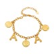 Bracelet DIY en or 16+5 cm 