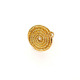 Bague médaille en or de 30 mm/Taille unique Image2