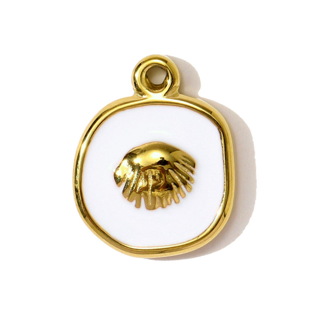 Pendentif Femme Étanche En Acier Inoxydable, Motif Étoile De Mer (1 Pièce)