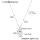 P1395-Collier en acier 39+5cm Image6
