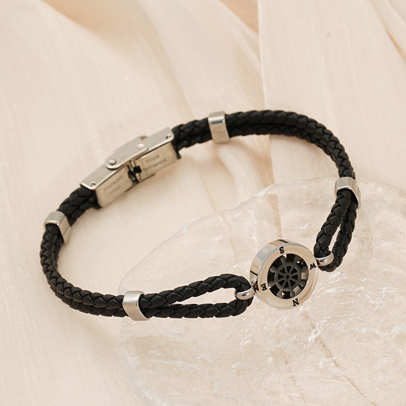 Bracelet Homme En Acier Inoxydable 1 Pièce Image3