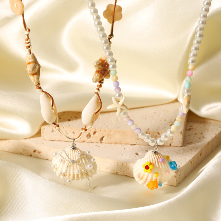 Collier pendentif femme en forme de tortue de vacances, en acier inoxydable étanche couleur or