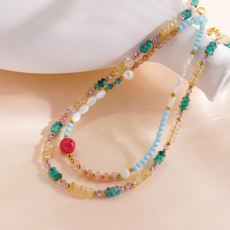 Collier de perles léger, luxueux et élégant pour femme 2