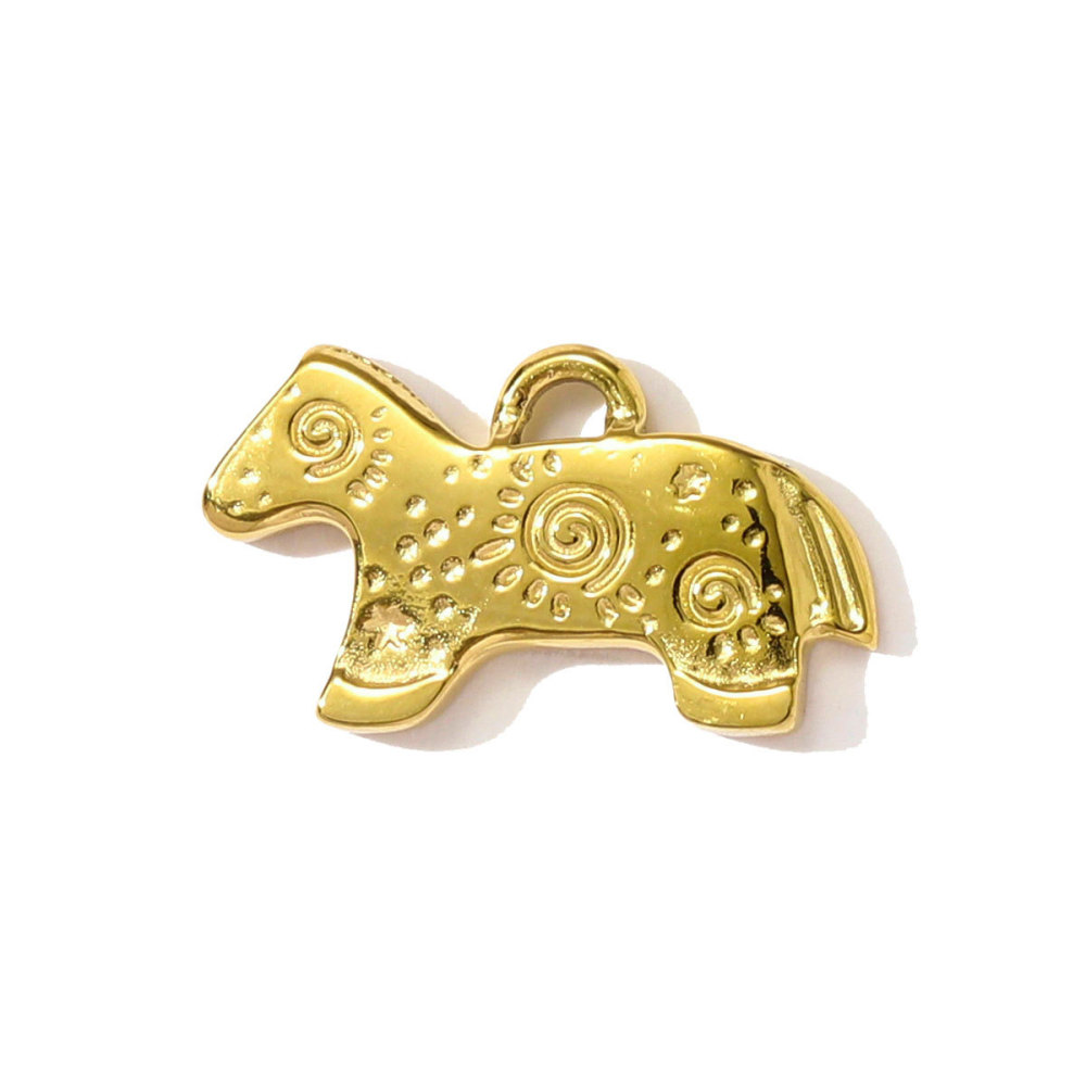Pendentif Femme Étanche En Acier Inoxydable, Motif Nourriture Décontractée (1 Pièce)