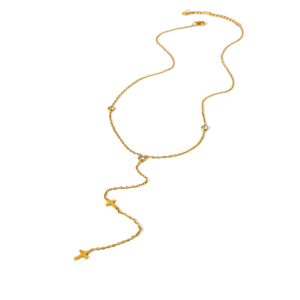 Collier Pendentif Femme Simple, Classique Et Étanche En Acier Inoxydable (1 Pièce) h5 Image2