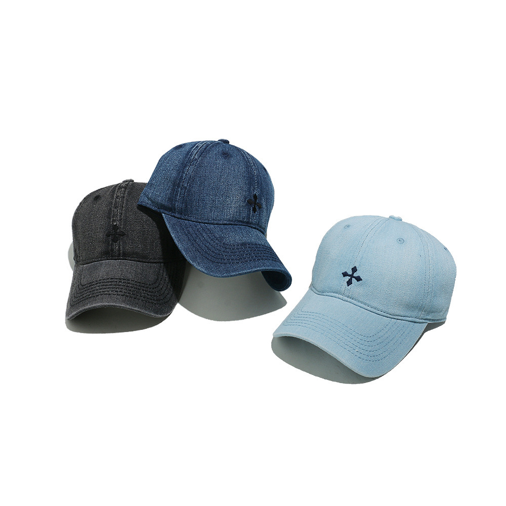 Chapeaux Croisés Décontractés En Coton Pour Femmes, Série Simple, 1 Pièce h5Image2