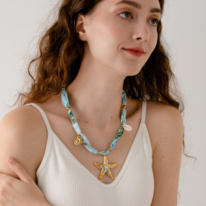 1 Paire De Foulards En Soie Romantiques Faits À La Main - Collier Pour Femme Avec Pendentif En Acier Inoxydable Inspiré h5 Image2