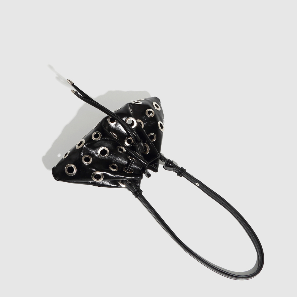 Sac À Bandoulière En Pu Pour Femme, Série Luxueuse, Rivet Classique, 1 Pièce Image4
