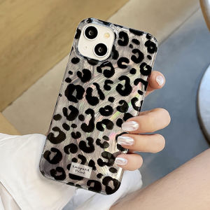 1 Paire De Coques De Téléphone En Tpu À Imprimé Léopard, Tendance Et Polyvalentes h5 Image3