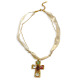Collier croix en or 