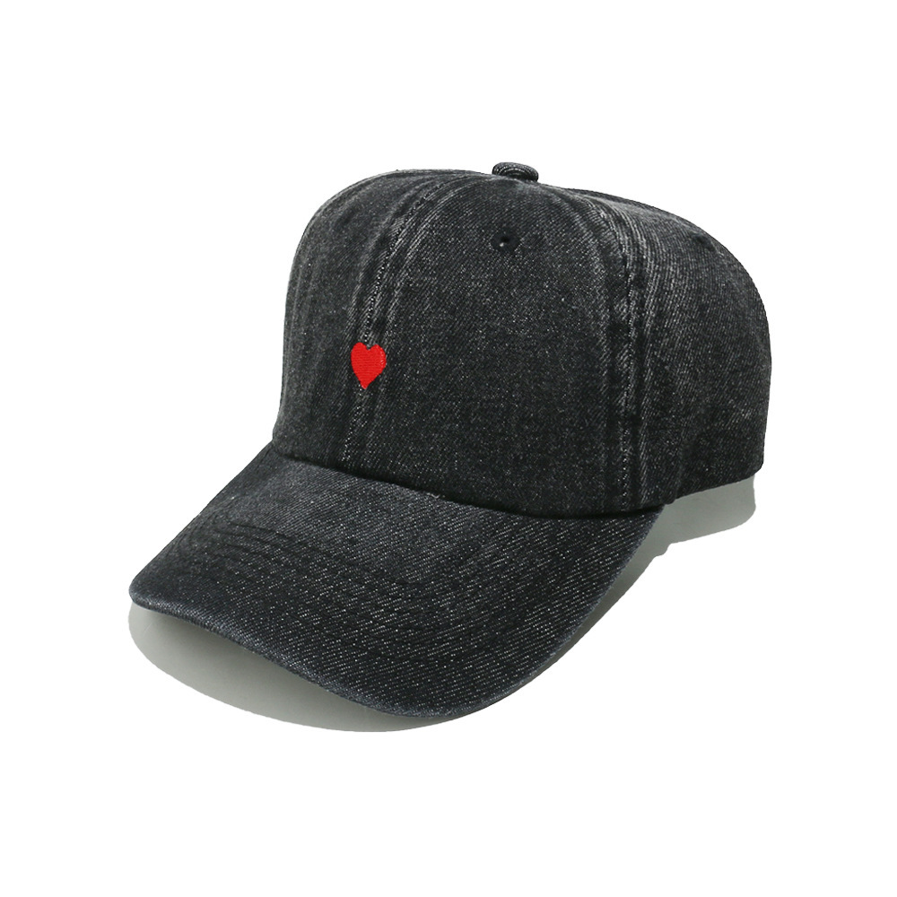 Chapeaux Pour Femmes En Coton, Série Simple, Motif Cœur Simple, 1 Pièce 