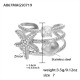 Bague étoile de mer en acier et zircon A867/N°7 Image8