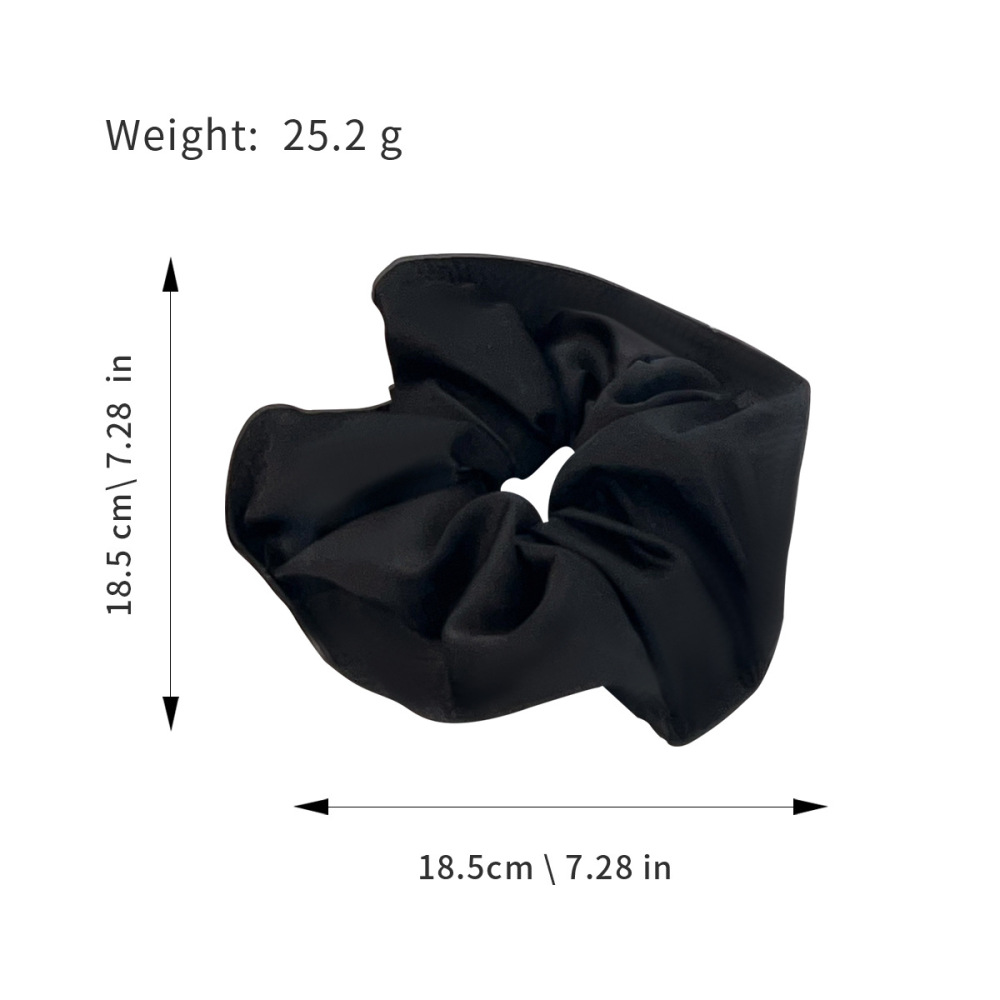 1 Chouchou Pour Femme En Fibre Synthétique De Couleur Unie Image5