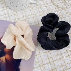 1 Chouchou Quotidien En Fibre Synthétique De Couleur Unie Pour Femme h5 Image2