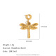 Pendentif Libellule - Or Image13