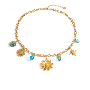 Collier Tressé Océanique (1 Pièce) h5