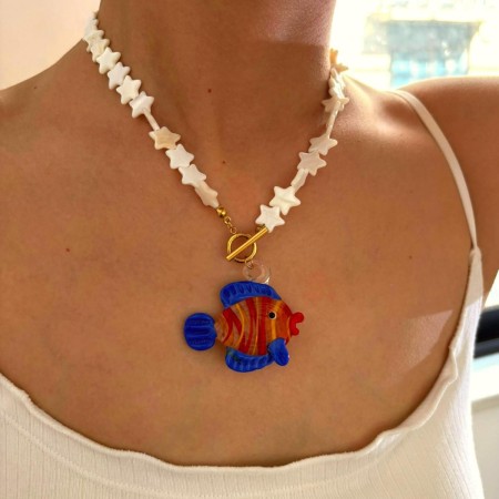 Collier de perles en forme de poisson mignon, 1 pièce 2