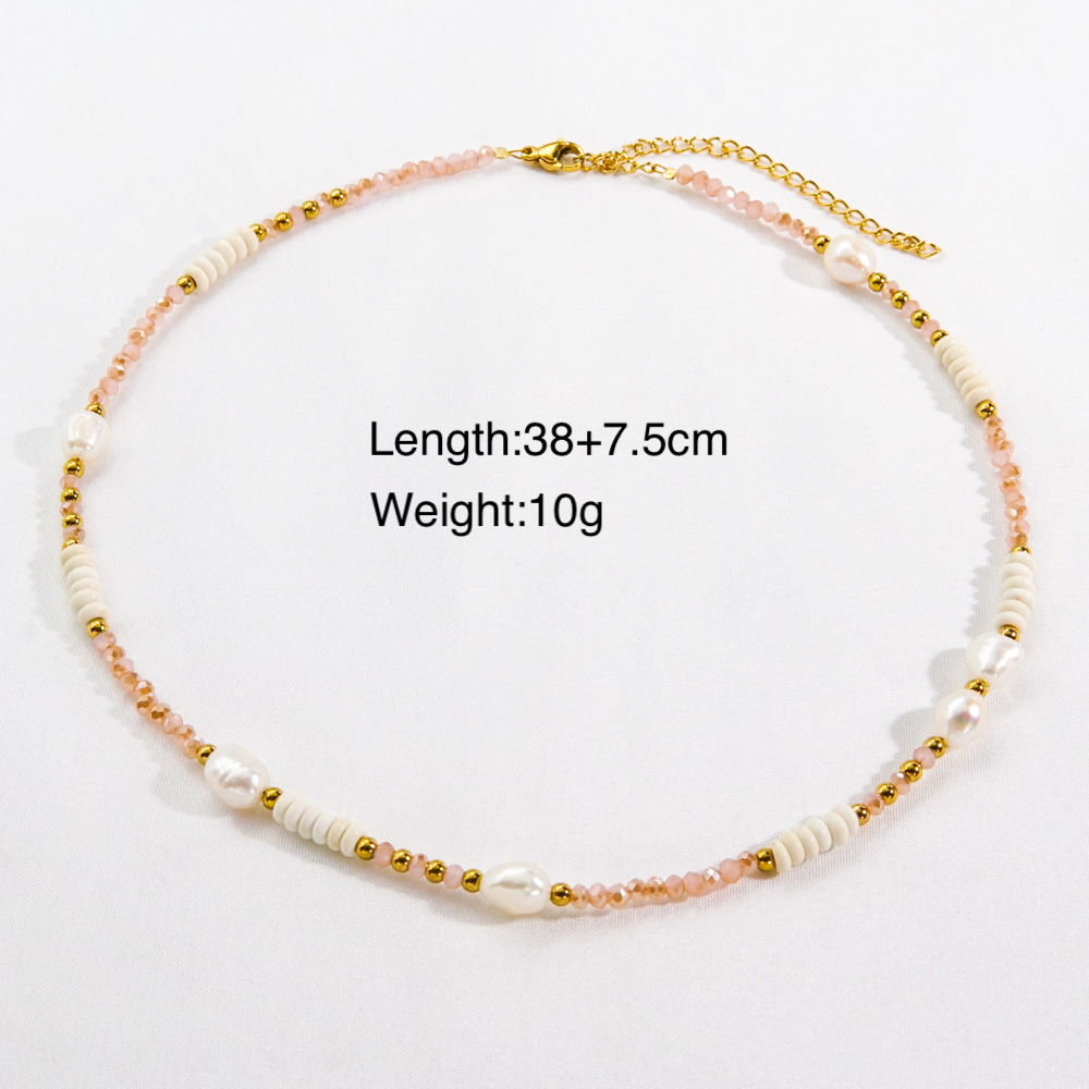 Collier De Perles Léger, Luxueux Et Élégant Pour Femme 