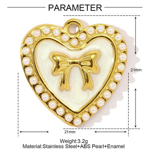 Pendentif Papillon Diy En Acier Inoxydable Étanche Couleur Or Pour Femme (1 Pièce) - Collection Romantique h5 Image2