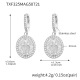 Boucles d'oreilles en acier 5A et zircone TXF325 Image2