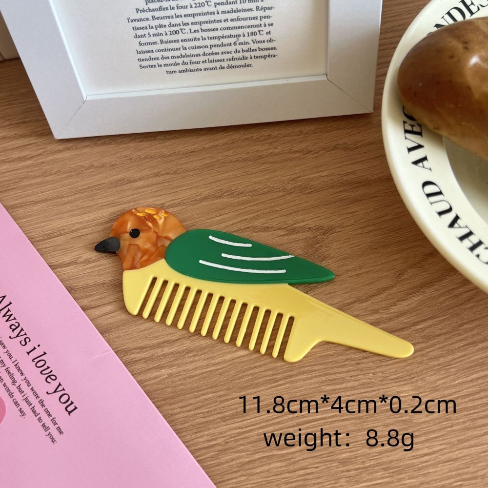 Peignes Pour Femmes En Feuille D'Acétate De Cellulose, 1 Pièce h5Image2