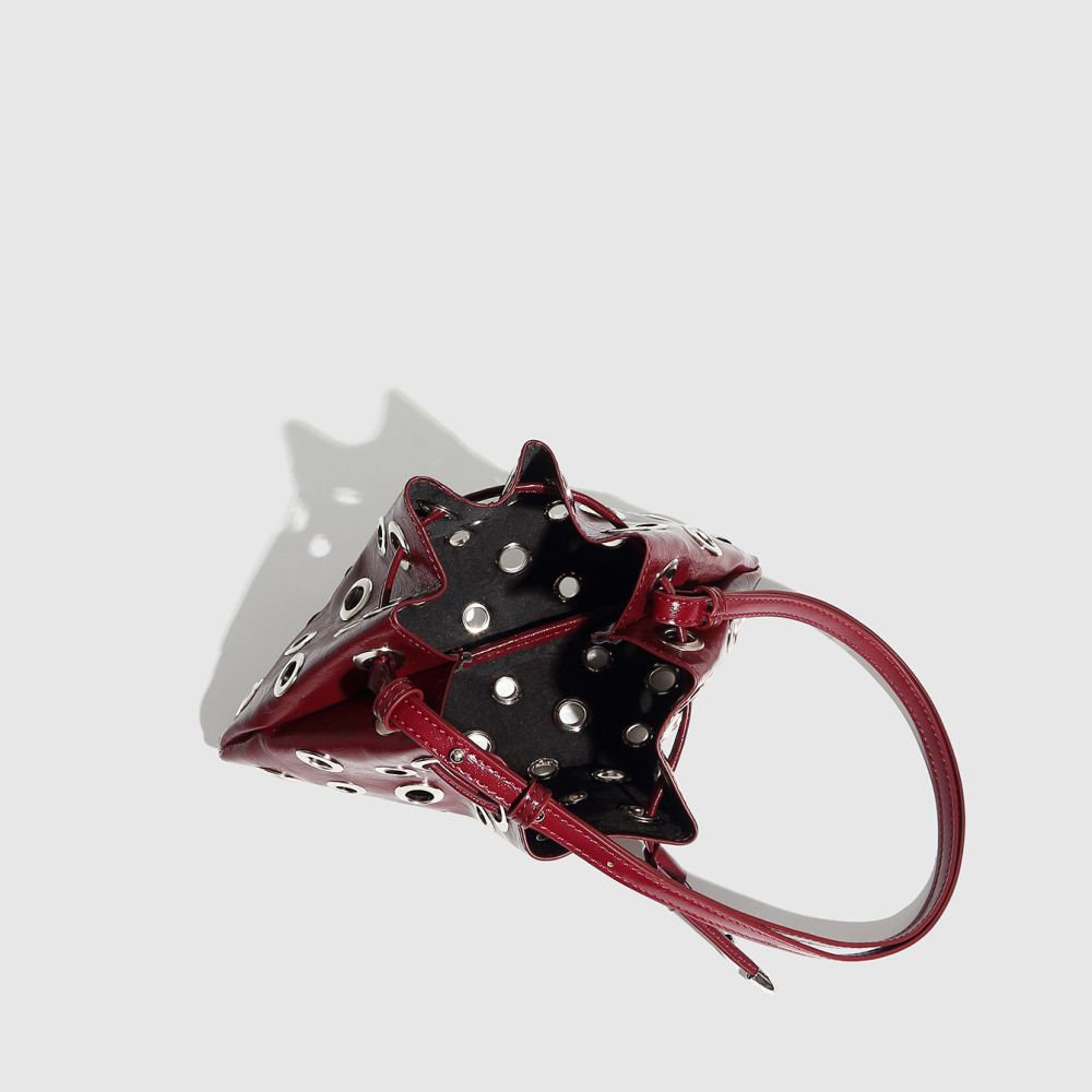 Sac À Bandoulière En Pu Pour Femme, Série Luxueuse, Rivet Classique, 1 Pièce Image4