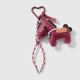 1 porte-clés rose rouge Image5