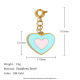 Pendentif à fermoir à ressort N2601 - Or Image12