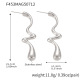 F453-Boucles d'oreilles en acier Image2
