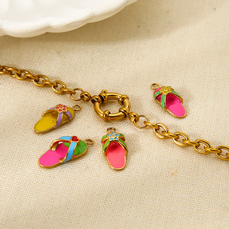 1 Collier chaîne cœur simple et classique en acier inoxydable étanche 2