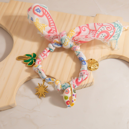 Bracelet à breloques pour femme, série simple, décontracté, en soie de tortue, couleur or, coquillage 2
