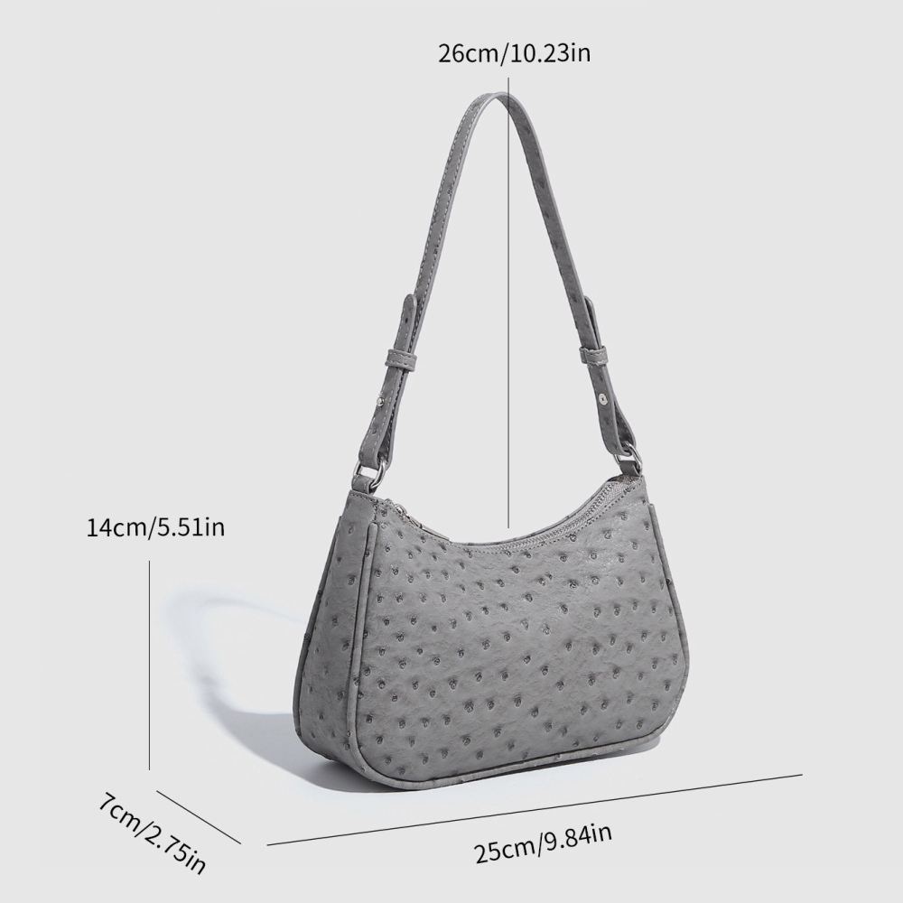 Sac À Bandoulière Simple Et Classique En Pu Pour Femme, 1 Pièce, À Rivets