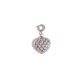 Pendentif de sac en forme de cœur en acier Image8