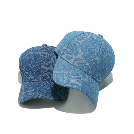 Chapeaux pour femmes en coton à fleurs rétro, série simple, 1 pièce